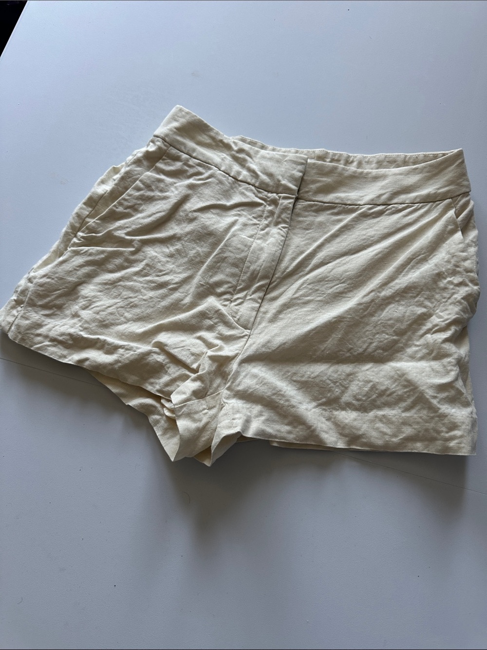 Z—Wilfred High-Waist  Linen Shorts
